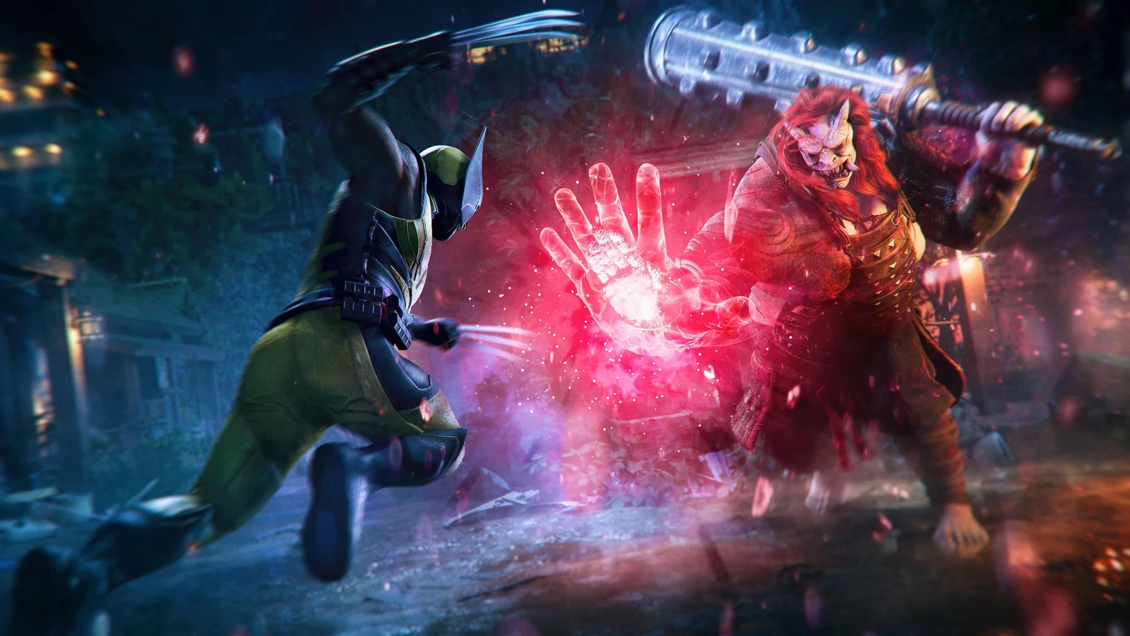 Wolverine attacking a Resurrector