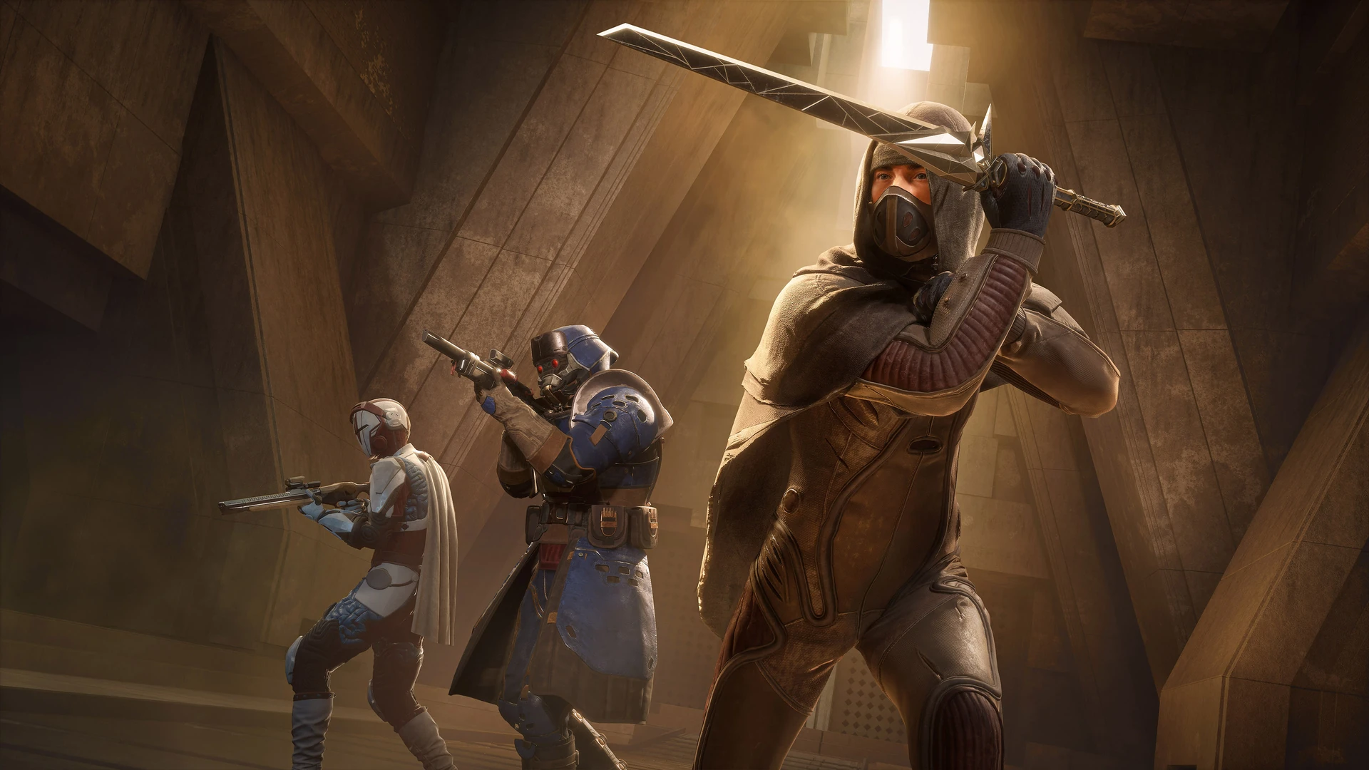 Official Dune: Awakening single-player and multiplayer promotional scene