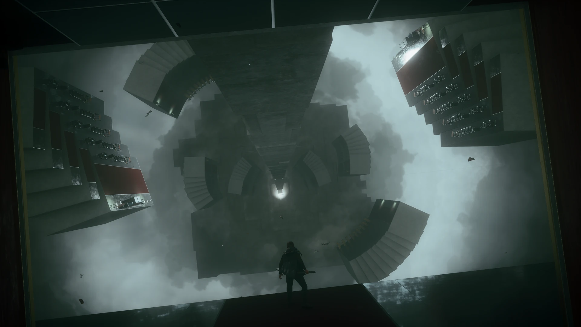 Unusual large-scale architecture in CONTROL Resonant.