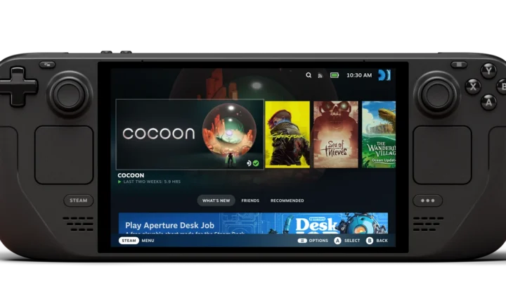 Valve Steam Deck Press Kit, press_oled_front_english.png